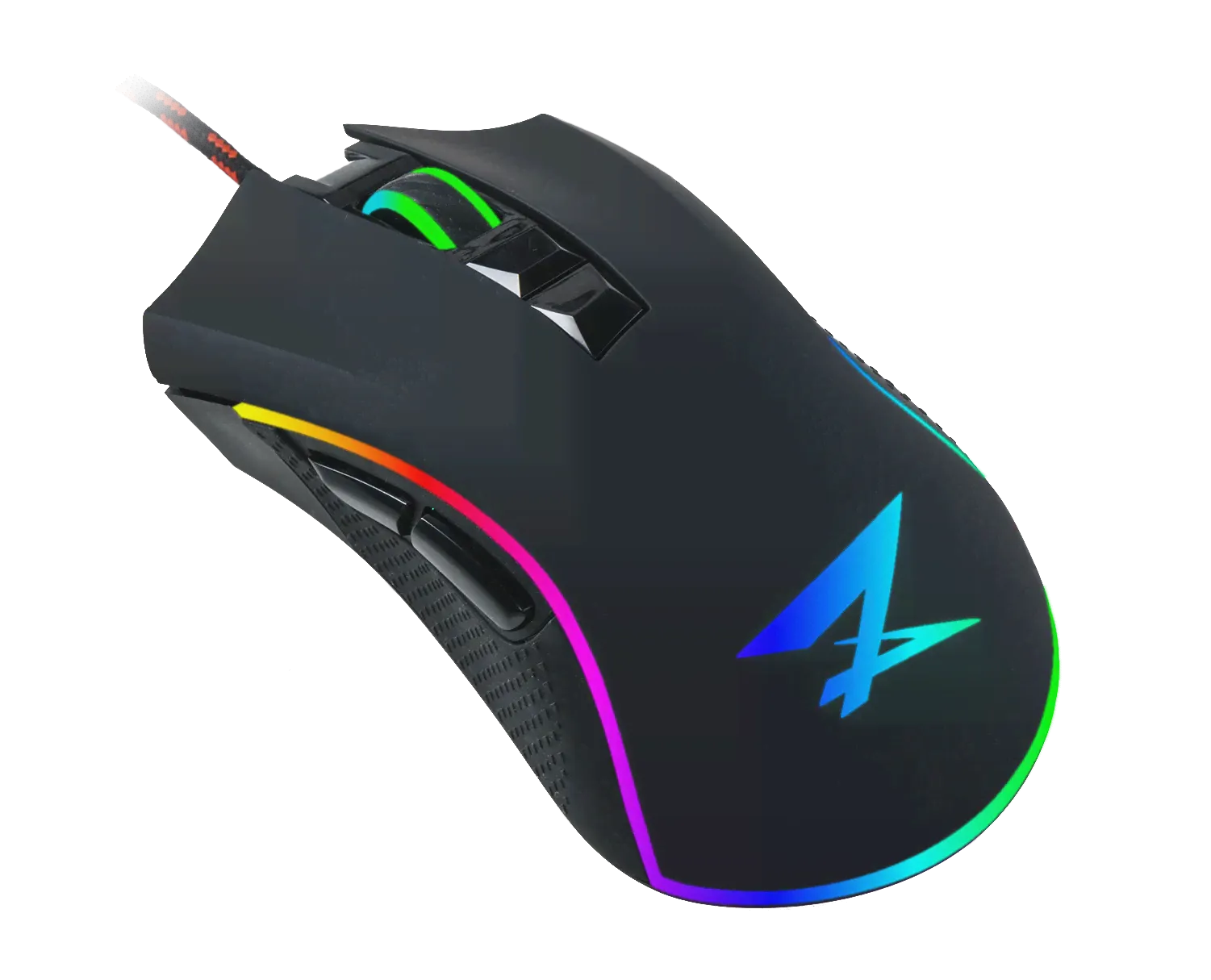 🛍 Мышь проводная ZET GAMING Fury PRO Black (PMW3360) 12000 dpi, Black, USB