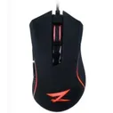 Мышь проводная ZET GAMING Fury черный 10000 dpi, светодиодный, USB Type-A, кнопки