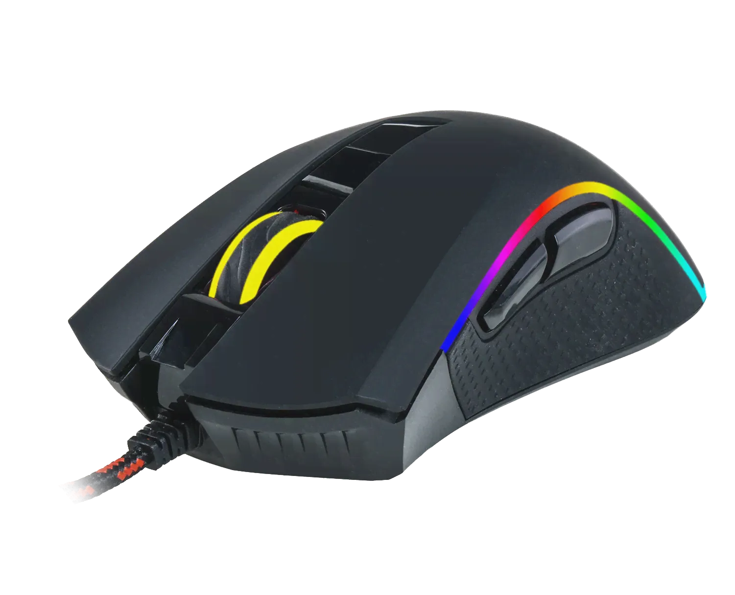 🛍 Мышь проводная ZET GAMING Fury PRO Black (PMW3360) 12000 dpi, Black, USB-4