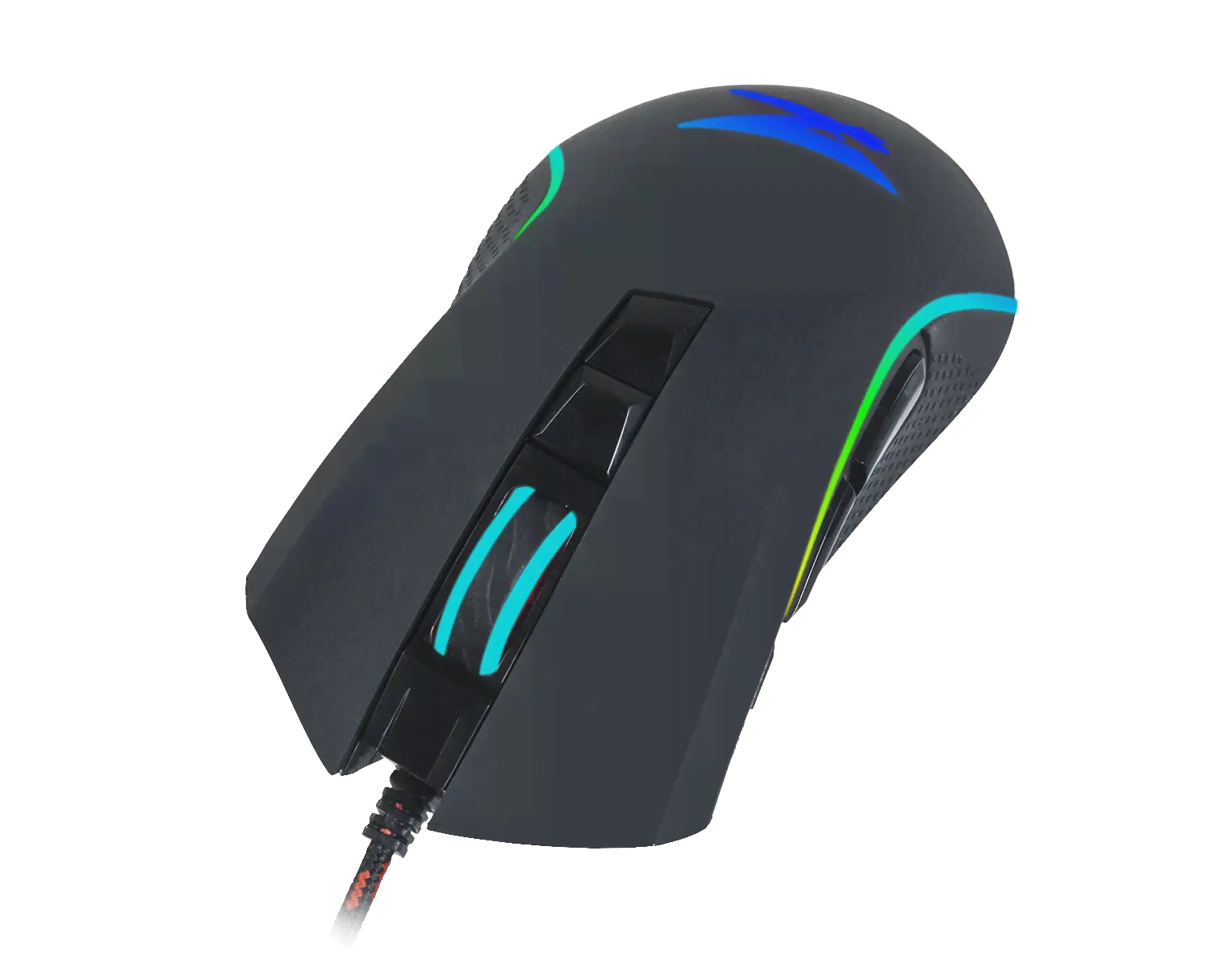 🛍 Мышь проводная ZET GAMING Fury PRO Black (PMW3360) 12000 dpi, Black, USB-1
