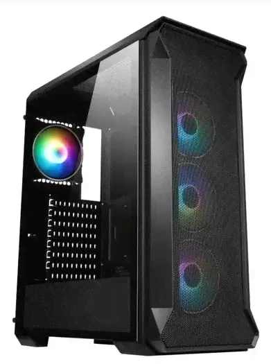 Корпус ZET GAMING RARE M2 ARGB BLACK-0
