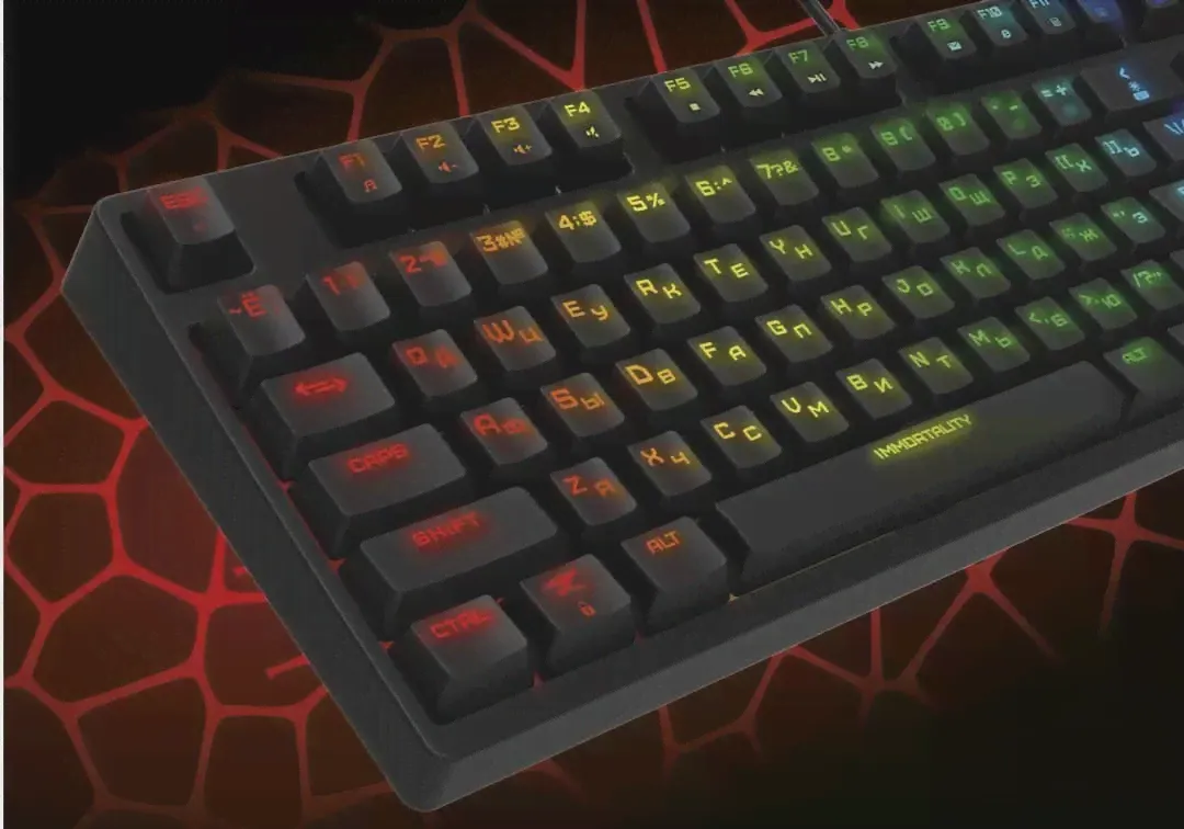 🛍 Игровая клавиатура ZET GAMING Immortality TKL
